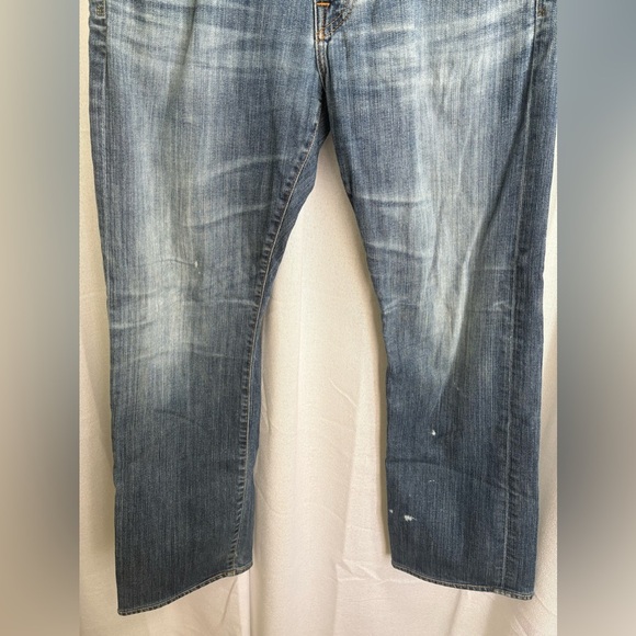AG Adriano Goldschmied Distressed Jeans The Protégé Straight Leg Like New 0345 - Picture 3 of 14